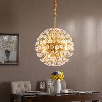 Đèn pha lê bóng tròn trang trí nội thất DC 102
