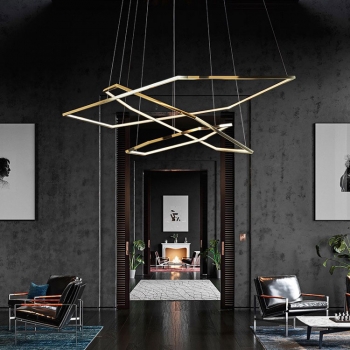 Đèn LED lục giác trang trí nội thất hiện đại DL 033