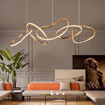 Đèn LED thả hiện đại trang trí chung cư DL 036